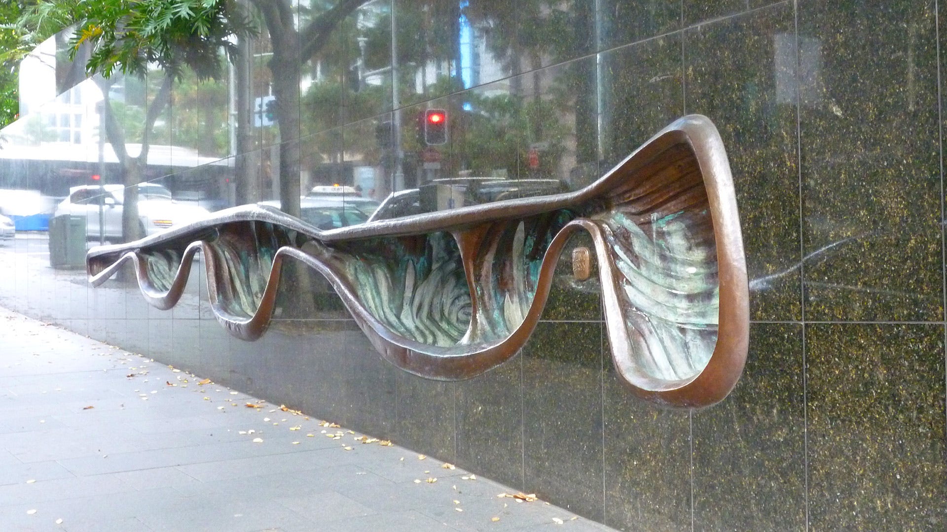 Tom Bass' P&O Fountain, installed in Hunter Street