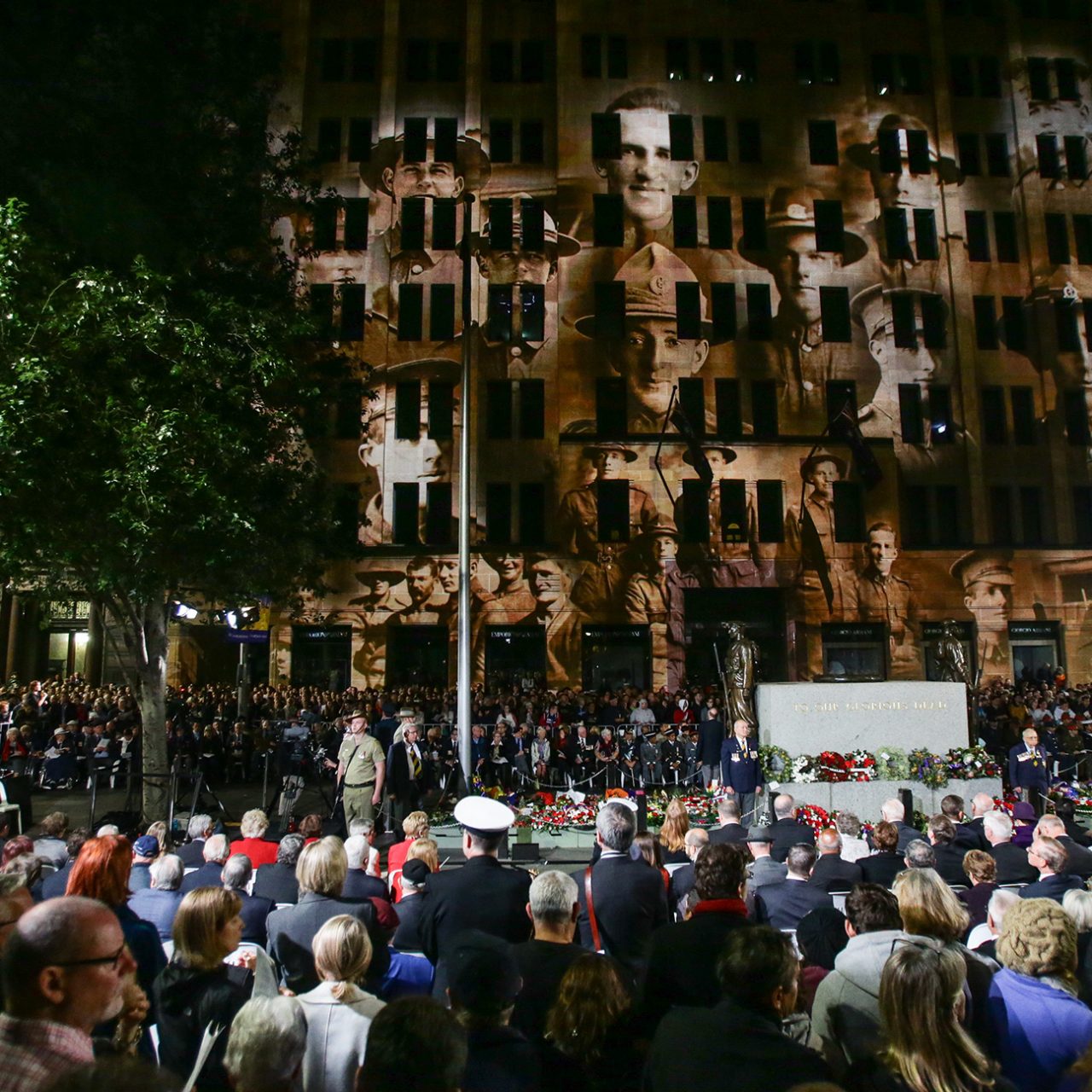 Image of ANZAC Day Dawn Service in Martin Place