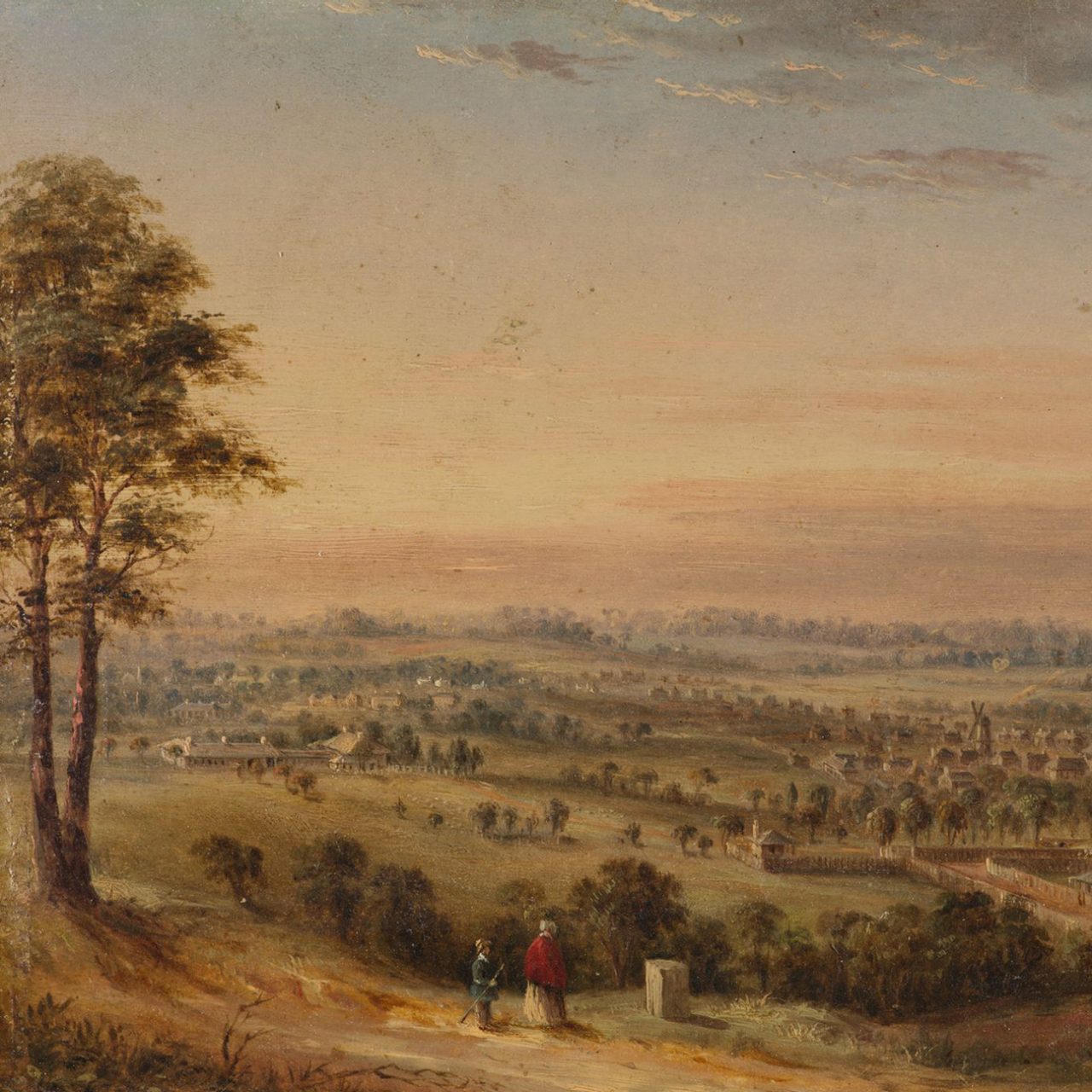 Painting - View of the town Parramatta from May's Hill