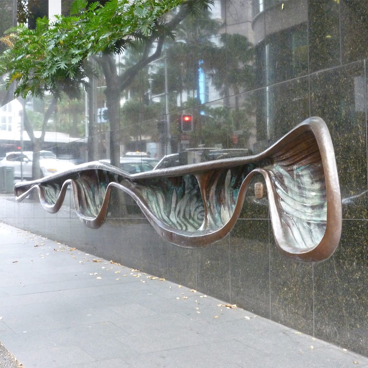 Tom Bass' P&O Fountain, installed in Hunter Street