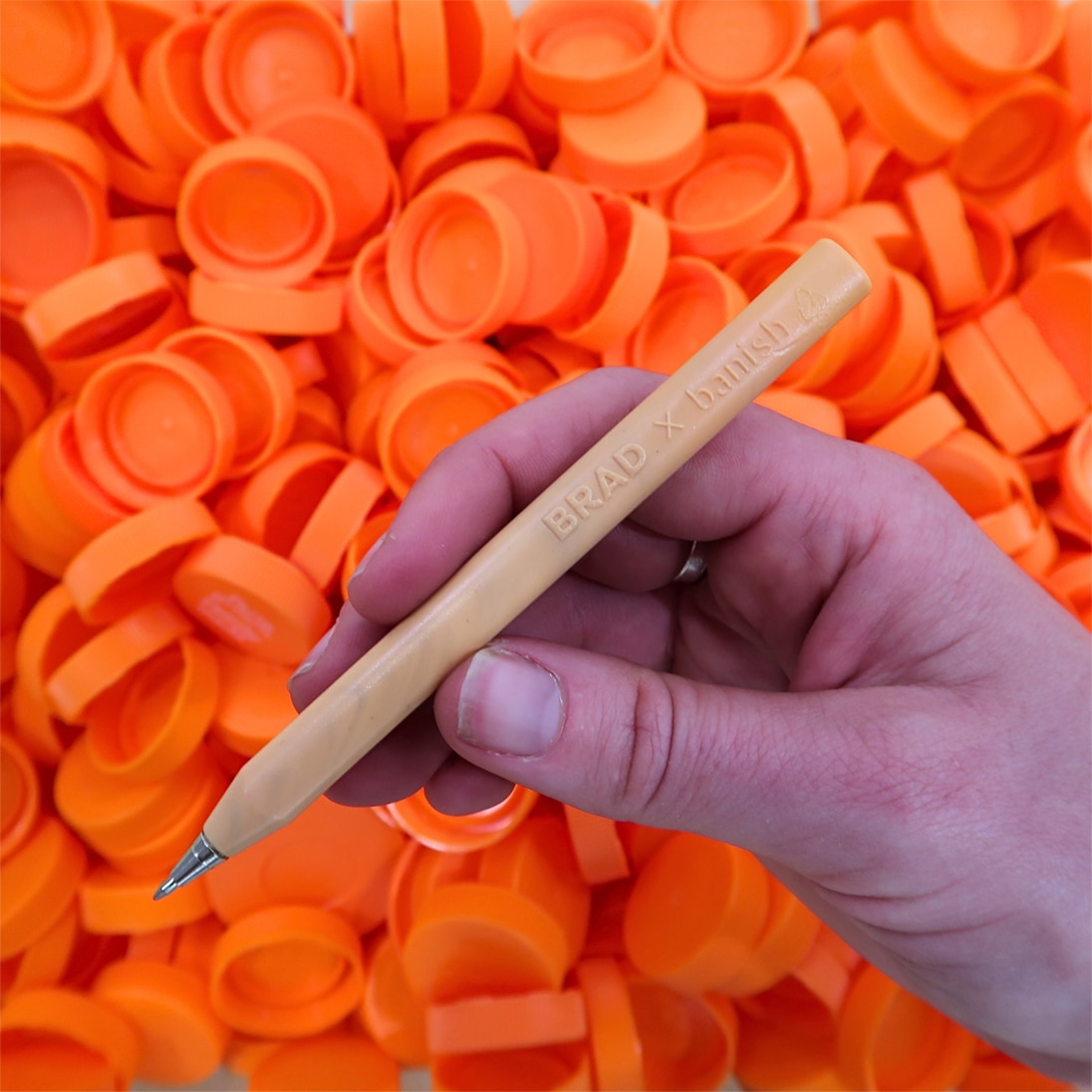 Image of Banish product made of plastic caps